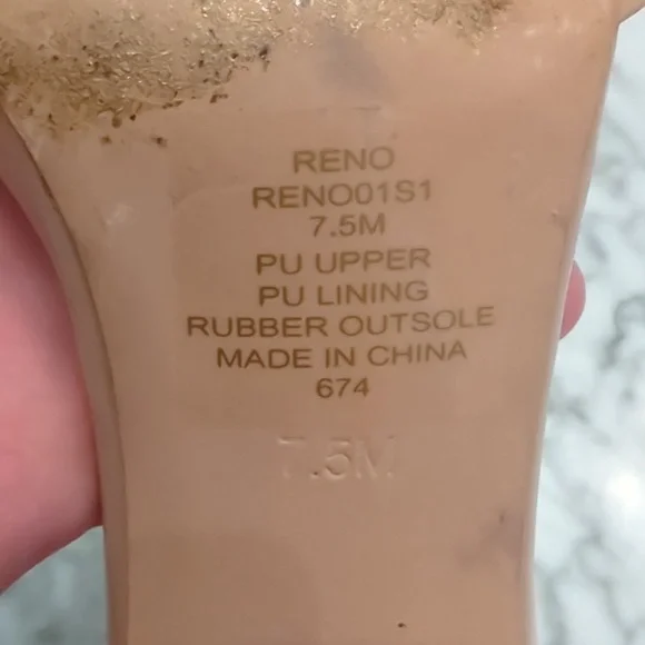 Steve Madden Reno Nude Heels - Picture 8 of 11